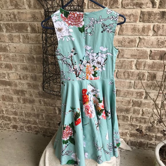 Grace Karin Dress Floral Butterflies XS Exta Small - Picture 8 of 15